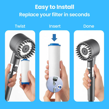 HydroSoothe™ 10 Pack Filters For Premium Shower Head